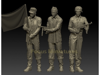 Polish Insurgents For Sdkfz 251/1 D (3 Figurki) - zdjęcie 1