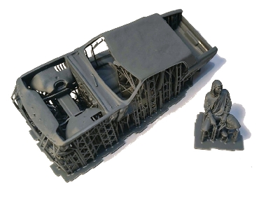Abandoned Car + Figure Set 1 (3d-printed) - zdjęcie 2