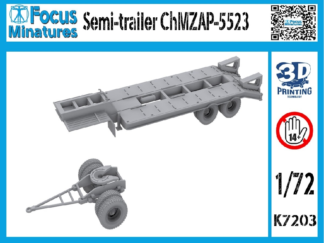 Semi-trailer Chmzap-5523 - zdjęcie 1