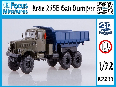 Kraz 255b 6x6 Dumper Truck - zdjęcie 1