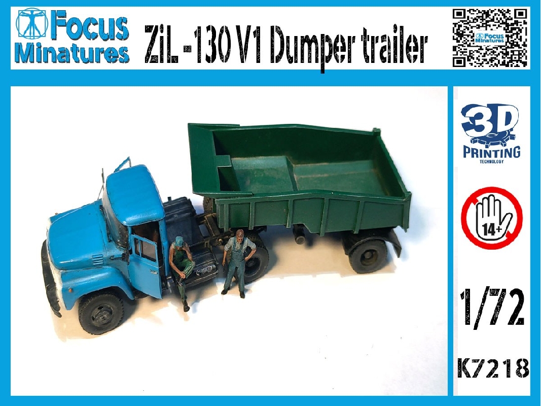 Zil-130 V1 Dumper Trailer - zdjęcie 1
