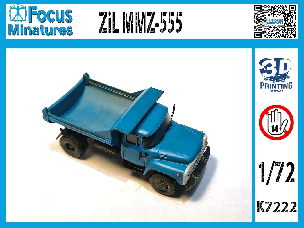 Zil Mmz 555 (3d-printed) - zdjęcie 1