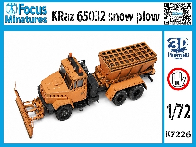 Kraz 65032 Snow Plow (3d-printed) - zdjęcie 1