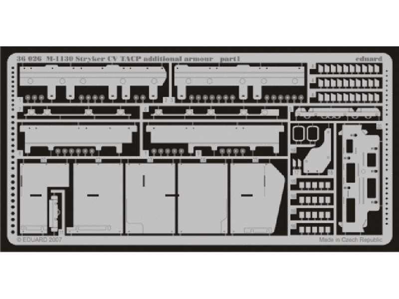 M-1130 CV TACP additional armour 1/35 - Afv Club - blaszki - zdjęcie 1 M-1130 CV TACP additional armour 1/35 - Afv Club - blaszki - zdjęcie 1
