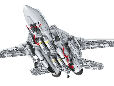 Maverick's F-14 A Tomcat Top Gun - Brick System - zdjęcie 10