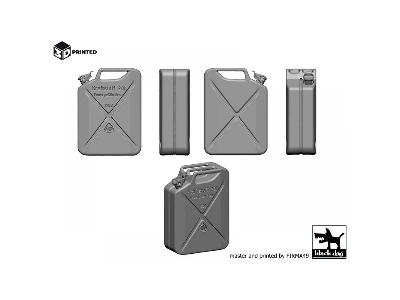 German 1938 Canister (1 Piece / 3d-printed) - zdjęcie 2