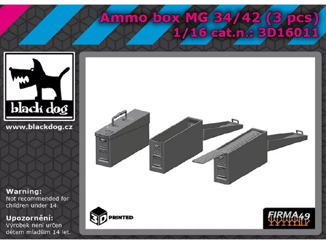 Ammo Box Mg34 / Mg42 (3 Pcs / 3d-printed) - zdjęcie 1