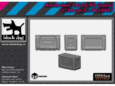 Ammo Box Cal.50 M2 (2 Pcs / 3d-printed) - zdjęcie 1