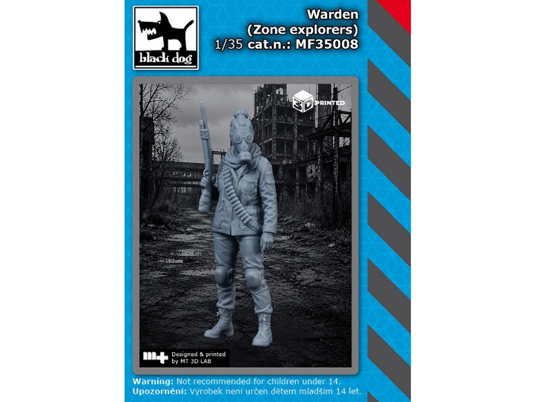 Warden - Zone Explorers (1 Figure / 3d-printed) - zdjęcie 1