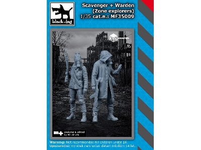 Scavenger + Warden - Zone Explorers (2 Figures / 3d-printed) - zdjęcie 1
