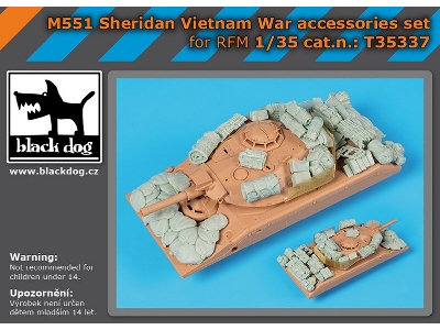 M551 Sheridan Vietnam War - Accessories Set (For Rfm Kits) - zdjęcie 1