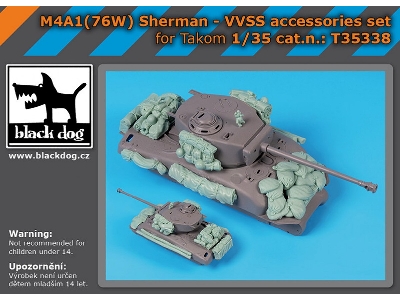 M4a1(76w) Sherman Vvss - Accessories Set (For Takom Kits) - zdjęcie 1