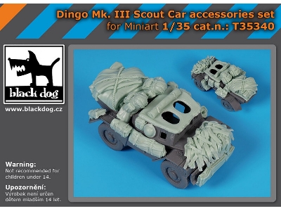 Dingo Mk. Iii Scout Car - Accessories Set (For Miniart Kits) - zdjęcie 1