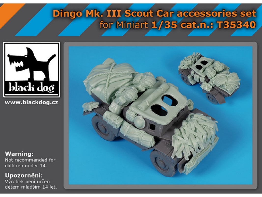 Dingo Mk. Iii Scout Car - Accessories Set (For Miniart Kits) - zdjęcie 1