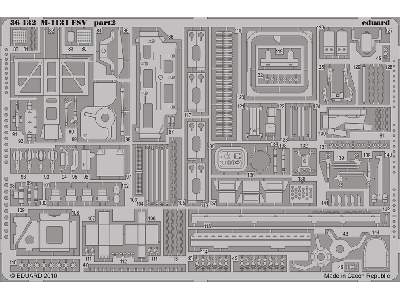  M-1131 FSV 1/35 - Trumpeter - blaszki - zdjęcie 3