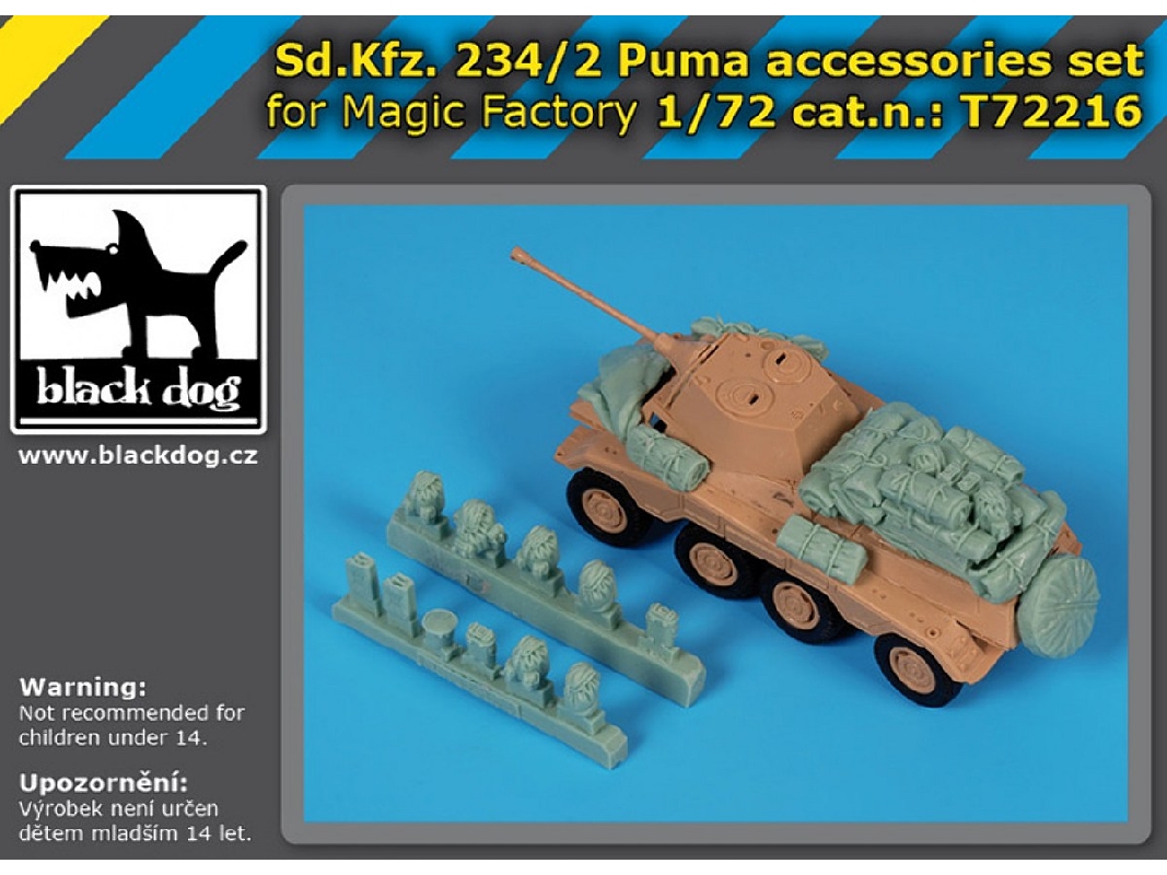 Sd.Kfz. 234/2 Puma - Accessories Set (For Magic Factory Kits) - zdjęcie 1