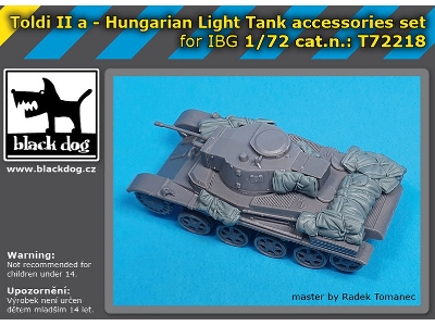 Toldi Ii A Hungarian Light Tank - Accessories Set (For Ibg Kits) - zdjęcie 1