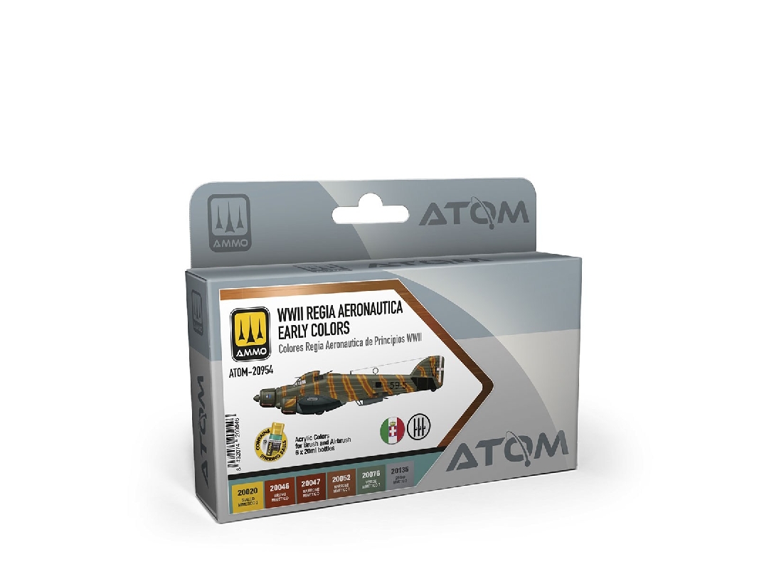 Atom-20954 Regia Aeronautica Wwii Early Color Set - zdjęcie 1