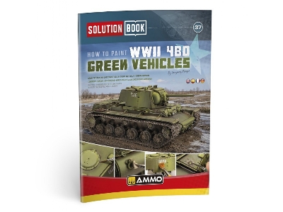 A.Mig-7908 Solution Box Mini 37 - Wwii 4bo Green Vehicles (English, Spanish, French And German) - zdjęcie 2