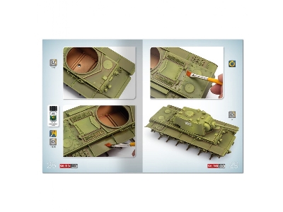 A.Mig-7908 Solution Box Mini 37 - Wwii 4bo Green Vehicles (English, Spanish, French And German) - zdjęcie 3