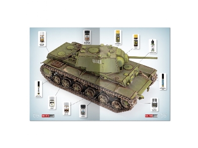 A.Mig-7908 Solution Box Mini 37 - Wwii 4bo Green Vehicles (English, Spanish, French And German) - zdjęcie 9