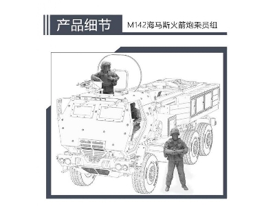 M142 Himars Rocket Launcher - Crew (3d-pritned) - zdjęcie 2