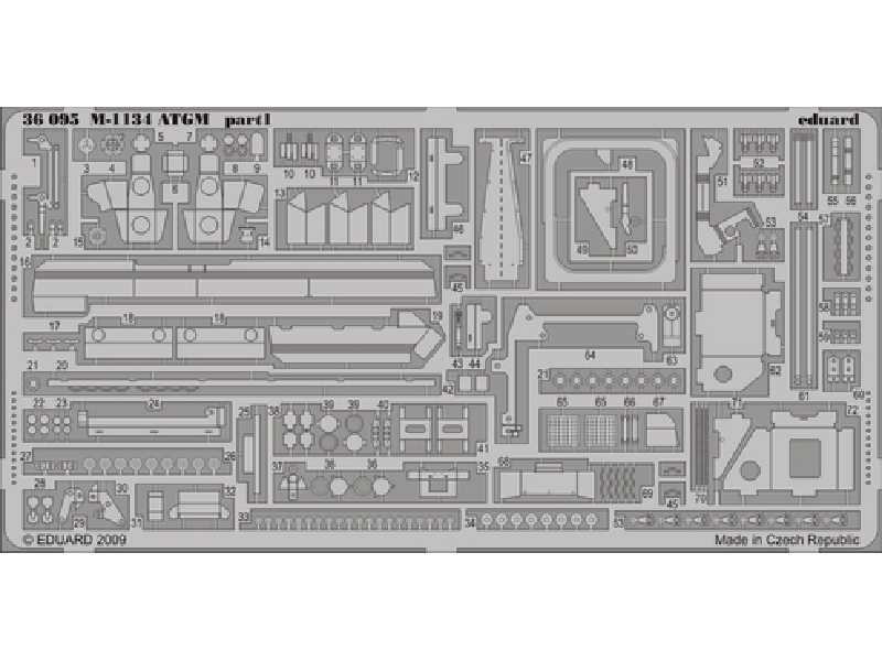 M-1134 ATGM 1/35 - Afv Club - blaszki - zdjęcie 1 M-1134 ATGM 1/35 - Afv Club - blaszki - zdjęcie 1