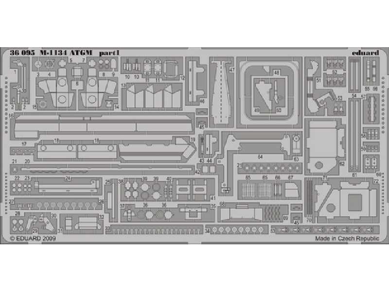  M-1134 ATGM 1/35 - Afv Club - blaszki - zdjęcie 1