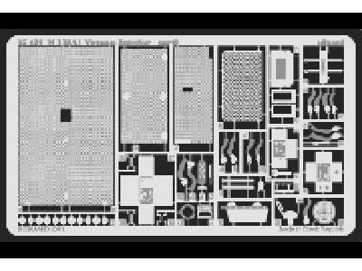  M 113A1 Vietnam interior 1/35 - Academy Minicraft - blaszki - zdjęcie 3