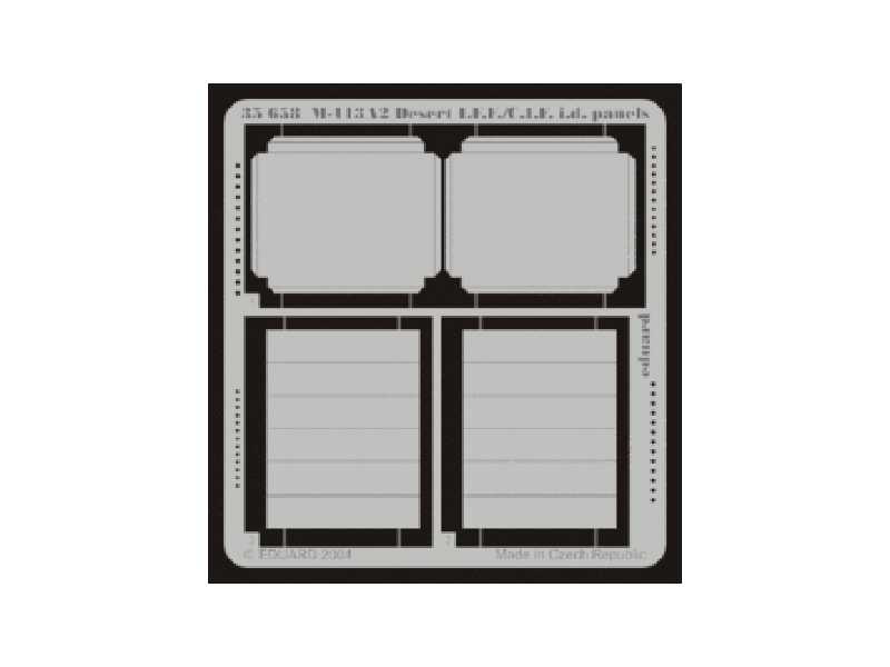 M-113A2 Desert I. F.F. /C. I.F. i. d. panels 1/35 - Tamiya - b - zdjęcie 1 M-113A2 Desert I. F.F. /C. I.F. i. d. panels 1/35 - Tamiya - b - zdjęcie 1