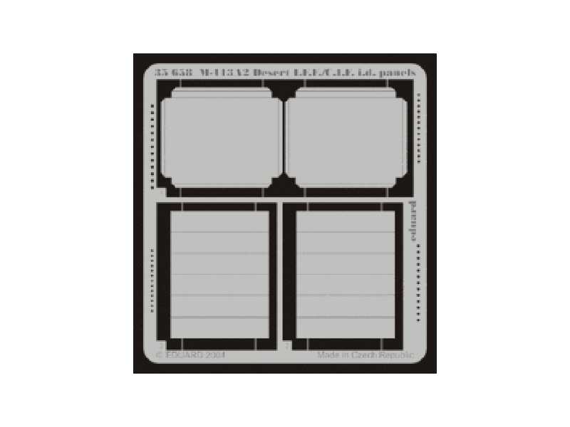  M-113A2 Desert I. F.F. /C. I.F.  i. d. panels 1/35 - Tamiya - b - zdjęcie 1