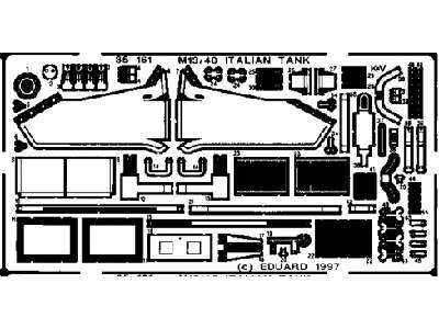  M-13/40 Italian Tank 1/35 - Tamiya - blaszki - zdjęcie 1