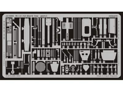  M-151A2 Hard top 1/35 - Academy Minicraft - blaszki - zdjęcie 1