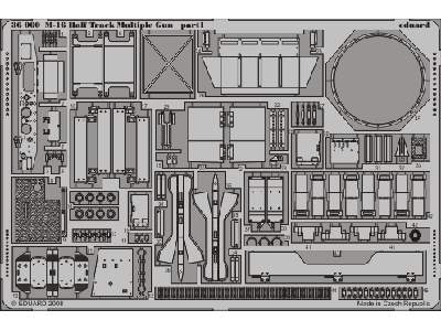  M-16 Half Track Multiple Gun 1/35 - Dragon - blaszki - zdjęcie 2