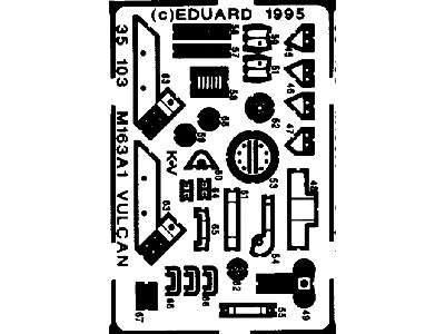  M-163A1 exterior 1/35 - Italeri - blaszki - zdjęcie 3