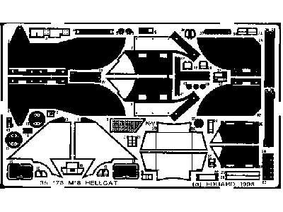  M-18 Hellcat 1/35 - Academy Minicraft - blaszki - zdjęcie 2