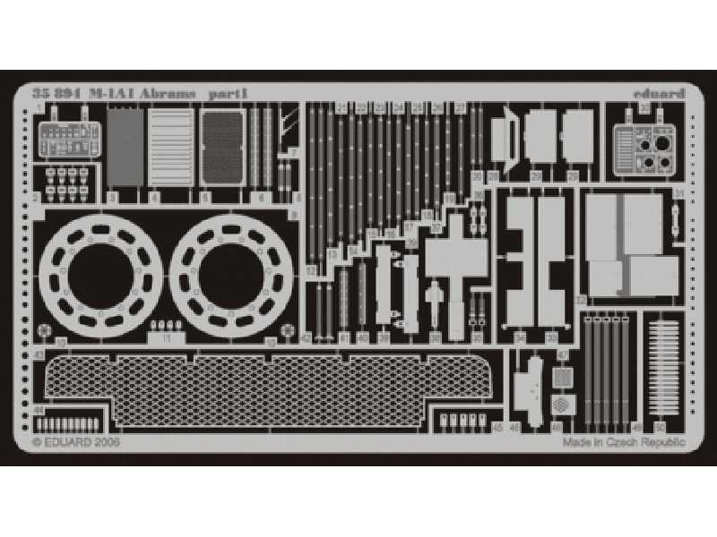 M-1A1 1/35 - Italeri - blaszki - zdjęcie 1 M-1A1 1/35 - Italeri - blaszki - zdjęcie 1
