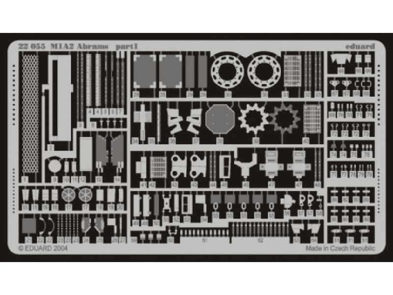 M-1A1/ A2 1/72 - Dragon - blaszki - zdjęcie 1 M-1A1/ A2 1/72 - Dragon - blaszki - zdjęcie 1