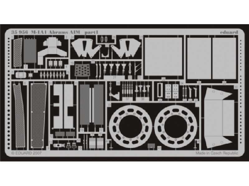 M-1A1 AIM 1/35 - Dragon - blaszki - zdjęcie 1 M-1A1 AIM 1/35 - Dragon - blaszki - zdjęcie 1