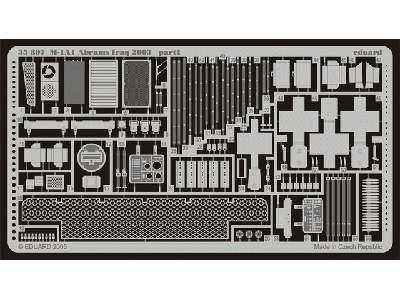  M-1A1 Iraq 2003 1/35 - Academy Minicraft - blaszki - zdjęcie 2