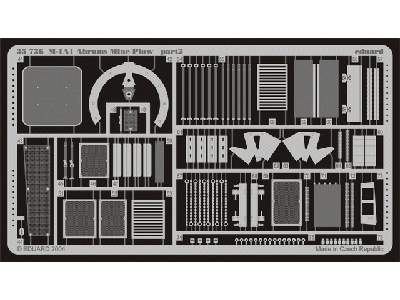  M-1A1 Mine Plow 1/35 - Tamiya - blaszki - zdjęcie 3