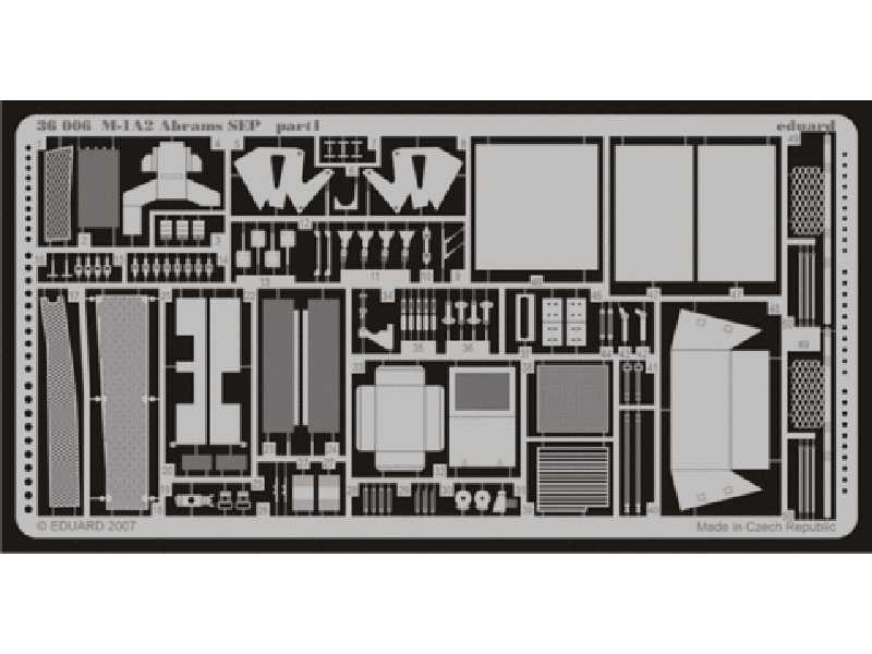 M-1A2 SEP 1/35 - Dragon - blaszki - zdjęcie 1 M-1A2 SEP 1/35 - Dragon - blaszki - zdjęcie 1