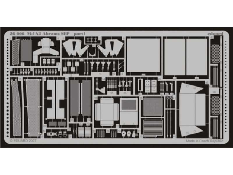  M-1A2 SEP 1/35 - Dragon - blaszki - zdjęcie 1