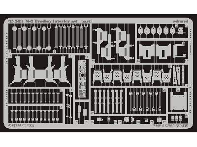  M-2 interior 1/35 - Tamiya - blaszki - zdjęcie 2