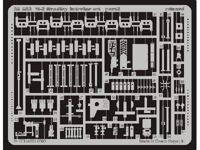  M-2 interior 1/35 - Tamiya - blaszki - zdjęcie 3
