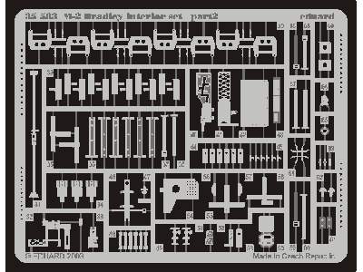  M-2 interior 1/35 - Tamiya - blaszki - zdjęcie 3