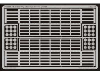  M-2 stowage boxes 1/35 - Tamiya - blaszki - zdjęcie 1