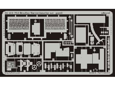  M-2 turret interior 1/35 - Tamiya - blaszki - zdjęcie 3