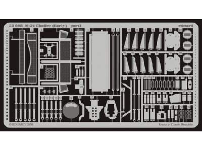  M-24 1/35 - Italeri - blaszki - zdjęcie 1