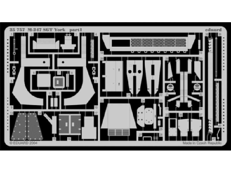  M-247 SGT York 1/35 - Tamiya - blaszki - zdjęcie 1